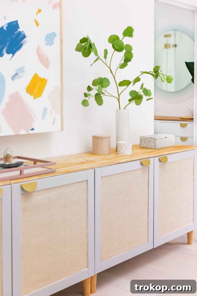 DIY IKEA TV Stand or Cabinet For Bedroom with elegant decor
