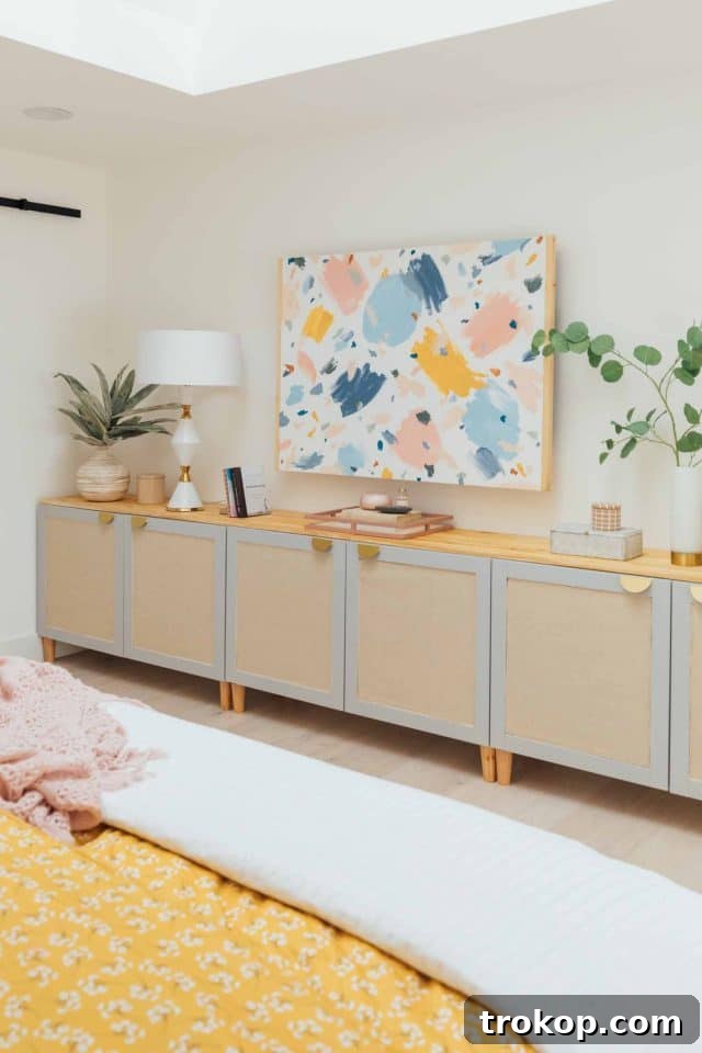 DIY IKEA TV Stand Ideas with unique styling
