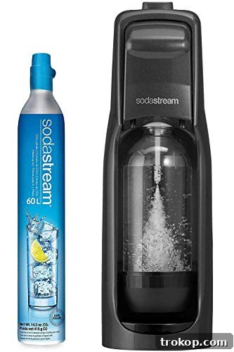 SodaStream Jet Sparkling Water Maker, Kit, Black SodaStream Jet Sparkling Water Maker, Kit, Black