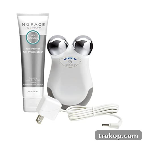 NuFACE Mini Starter Kit – Mini Facial Toning Device with Hydrating Leave-On Gel Primer, 2 Fl Oz NuFACE Mini Starter Kit – Mini Facial Toning Device with Hydrating Leave-On Gel Primer, 2 Fl Oz