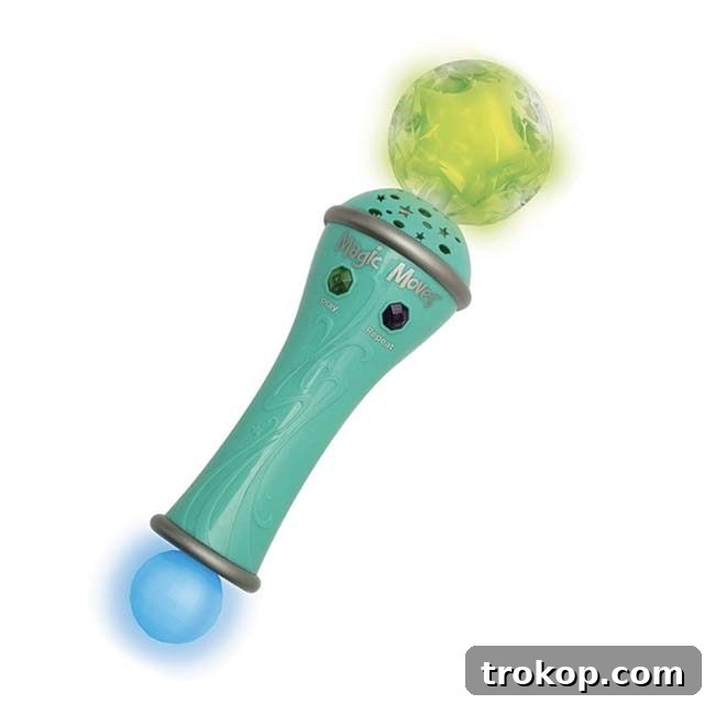 48 Irresistible Toys That Kids Will Love 26 Magic Moves Wand kids toy, an interactive game to get children moving and learning.