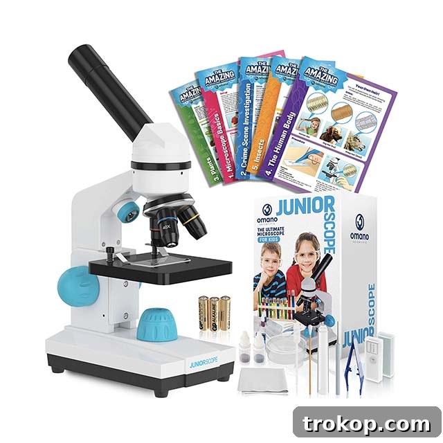 48 Irresistible Toys That Kids Will Love 29 Kids microscope, an educational toy for scientific exploration and discovery.