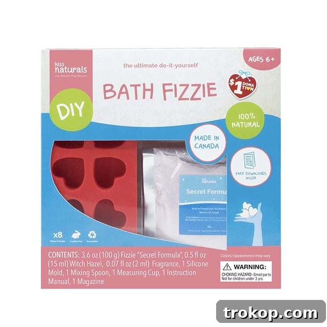 48 Irresistible Toys That Kids Will Love 41 Bath Fizzie DIY bath bomb kit, for creating personalized, all-natural bath products.