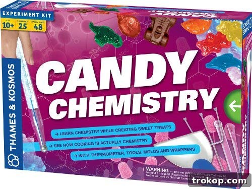 48 Irresistible Toys That Kids Will Love 43 Candy Chemistry candy making set, combining science with delicious treats.