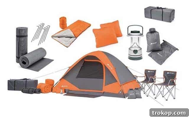 30 Couples Gifts for Unforgettable Shared Moments 12 photo of full camping set for two - for couples who love camping trips