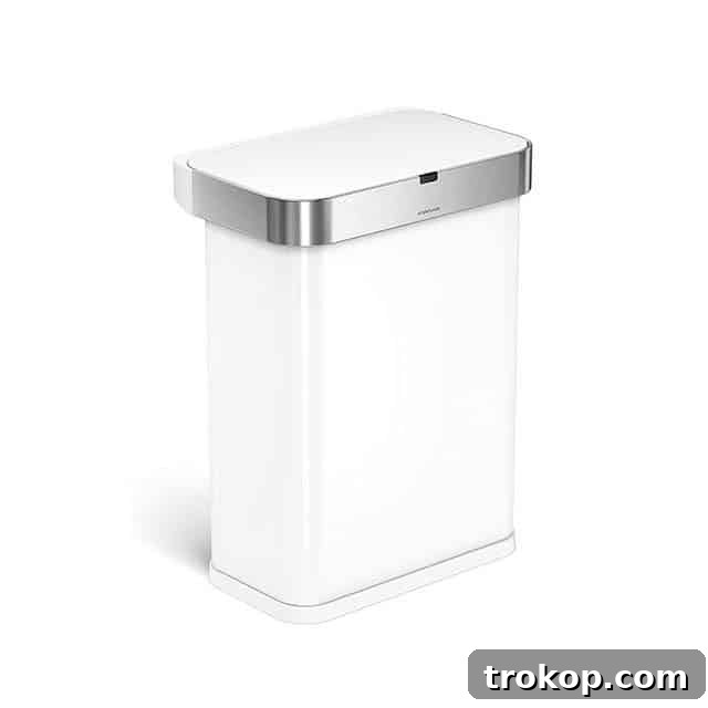 30 Couples Gifts for Unforgettable Shared Moments 28 photo of Simple Human trash can in white