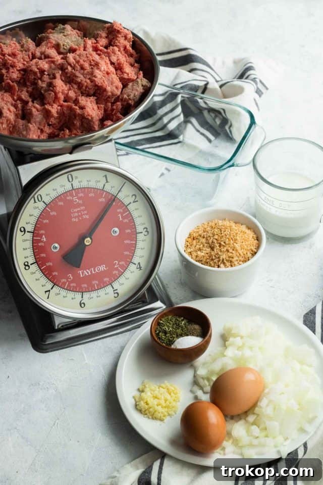 The Ultimate Comfort Meatloaf 4 All the ingredients to make the best easy meatloaf