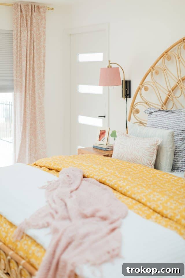 Lakeside Master Bedroom A Stunning Transformation 9 Modern master bedroom with bright white walls and new flooring