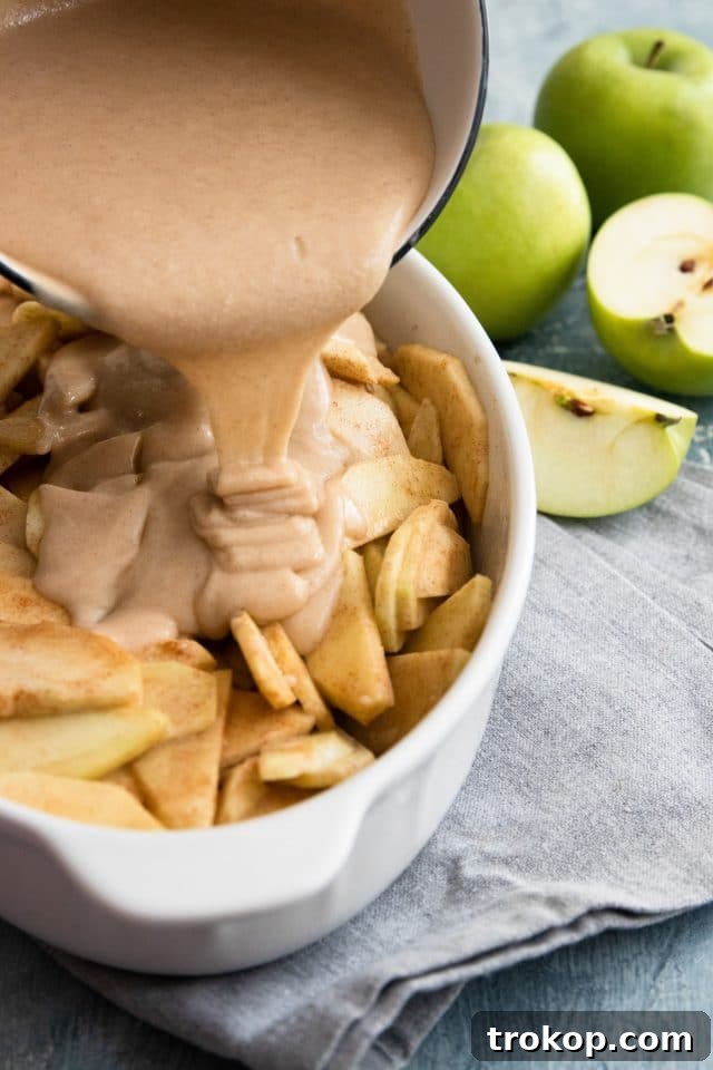 Irresistible Apple Cobbler 5 photo of how to make the apple cobbler filling by top Houston lifestyle blogger Ashley Rose of Sugar & Cloth