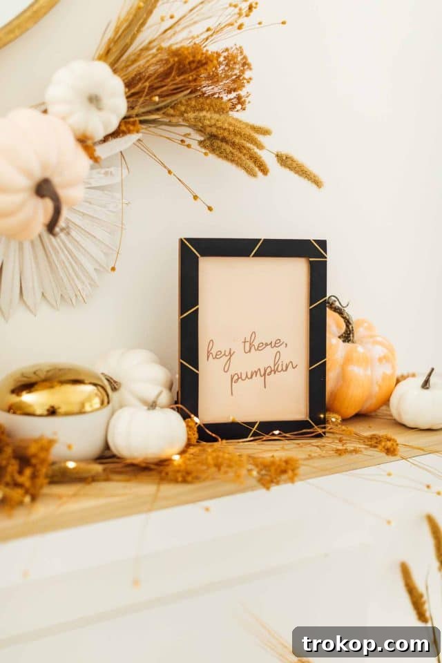 a free fall pumpkin printable 