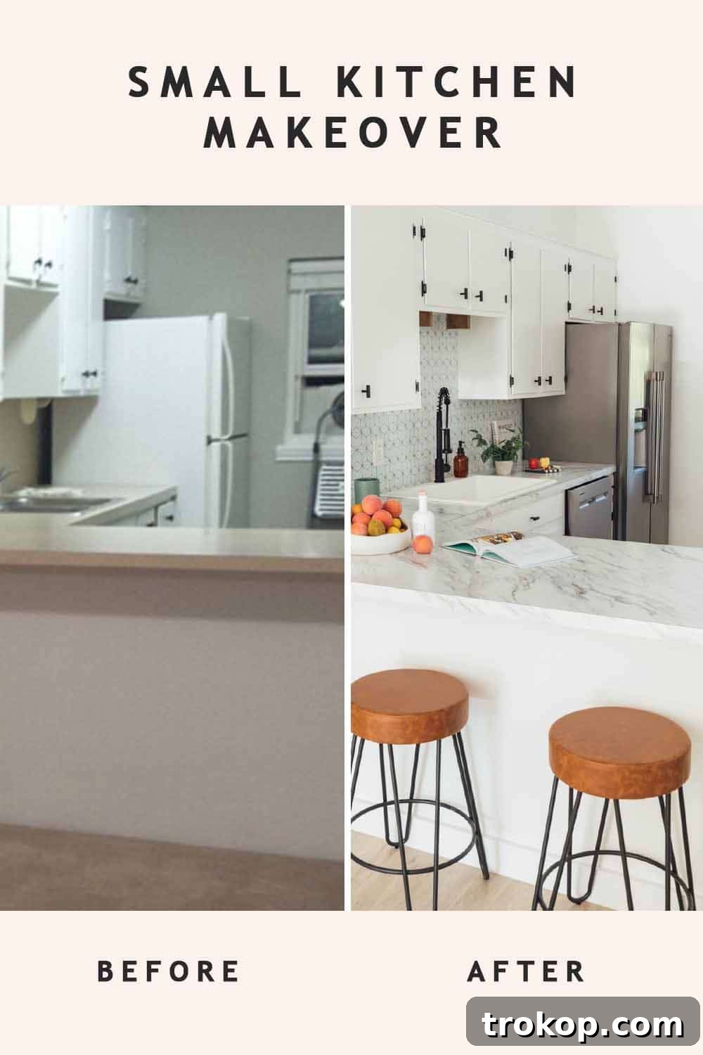 Before and After Kitchen Transformation