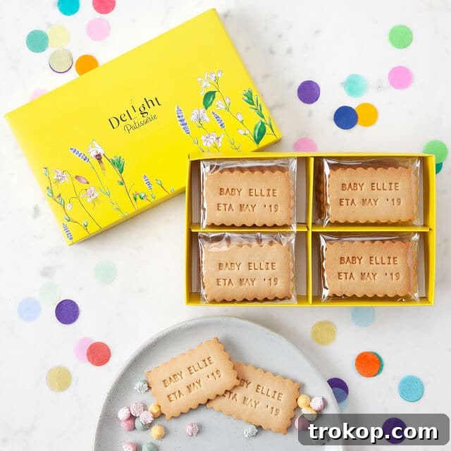Custom Message Shortbread Cookies