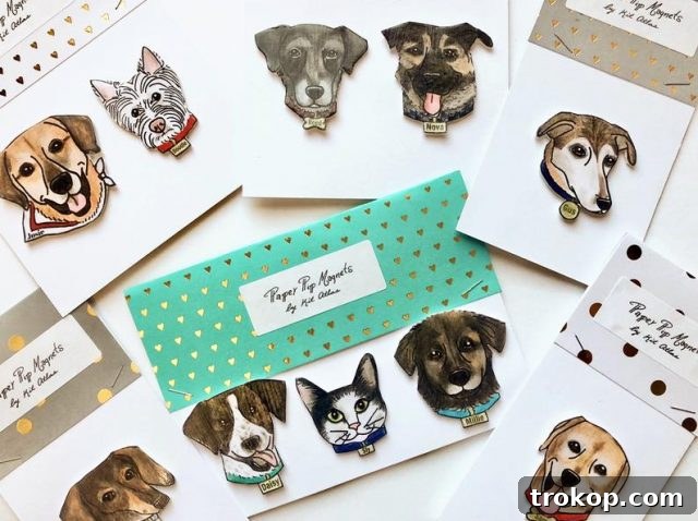Custom Pet Portraits Magnet