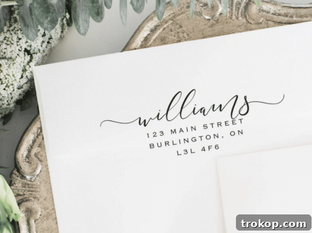 Custom Address Stamp