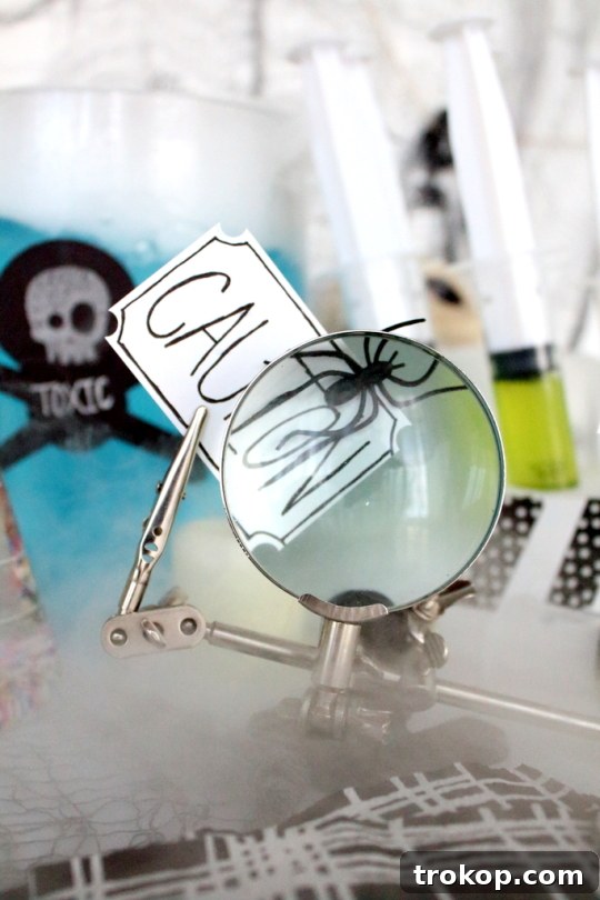 mad scientist halloween party by sugar and cloth A Mad Scientist Party - Sugar & Cloth - Houston Blogger - Halloween - Entertaining