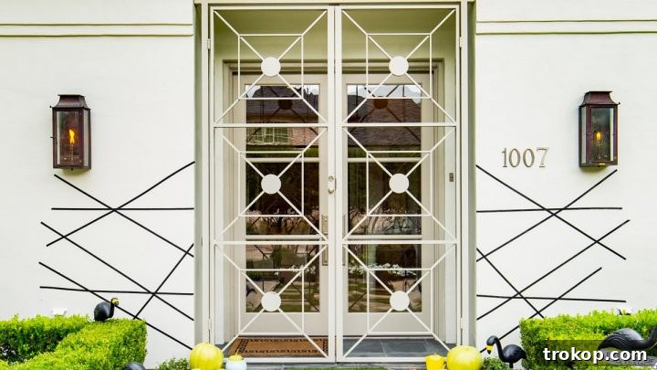 Palm Springs Inspired Halloween Entryway Decor & Product Round Up