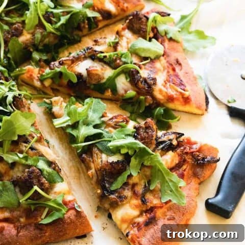 The Perfect Keto Pizza Crust 10 A vibrant image of the low-carb, healthy keto pizza with its golden crust and delicious toppings.