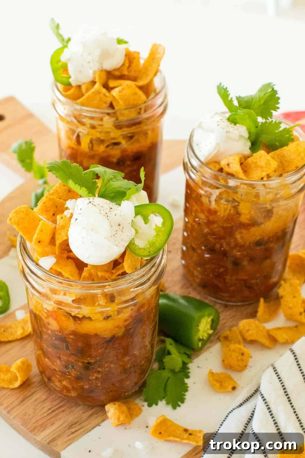 On-the-Go Frito Pie Jars 2 photo of frito pie mason jars by top Houston lifestyle blogger Ashley Rose of Sugar & Cloth