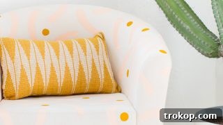 A stylish DIY painted chair makeover