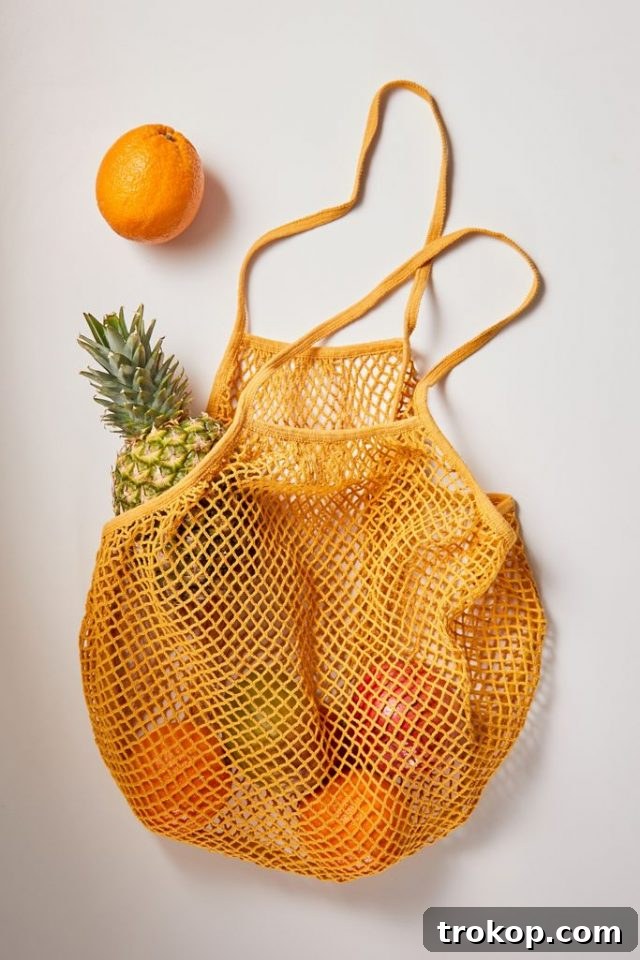 Fun and Festive Easter Baskets for Kids 14 Market Bag as an Easter Basket Idea, a versatile netted bag perfect for Easter and year-round use.