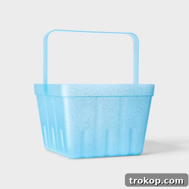 Fun and Festive Easter Baskets for Kids 20 Easter Plastic Berry Basket - Spritz™, small and affordable sparkly baskets for tiny treats.