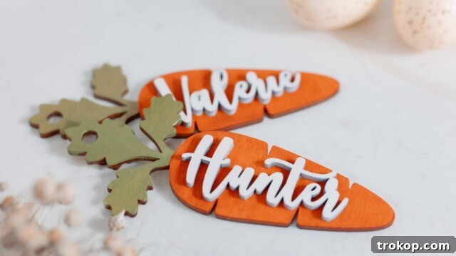 Fun and Festive Easter Baskets for Kids 25 Easter Basket Tag Carrot Tag Personalized Custom Easter Basket Name Charm Spring Name Tag, Custom 3D Easter Tag
