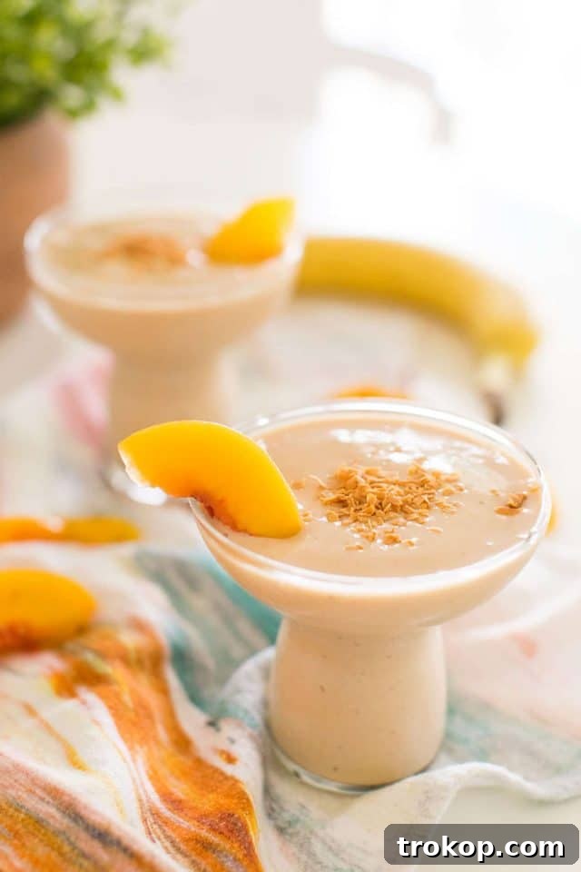 Close-up of ingredients being added to a blender