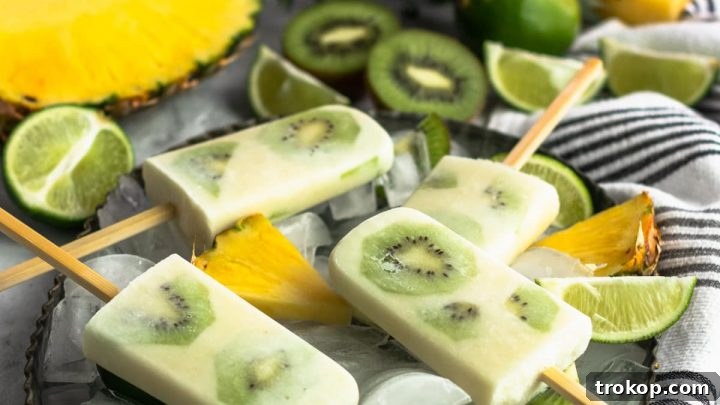 Whole30 Tropical Paradise Popsicles