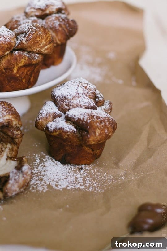Nutella Monkey Bread Muffins Recipe