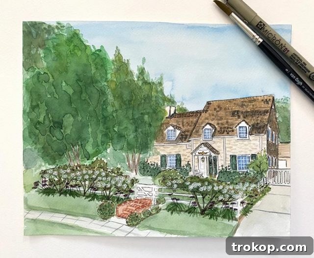 26 Standout Housewarming Gifts for Modern Dwellers 3 best housewarming gift photo of Custom Home Illustration for the best personalized gifts idea