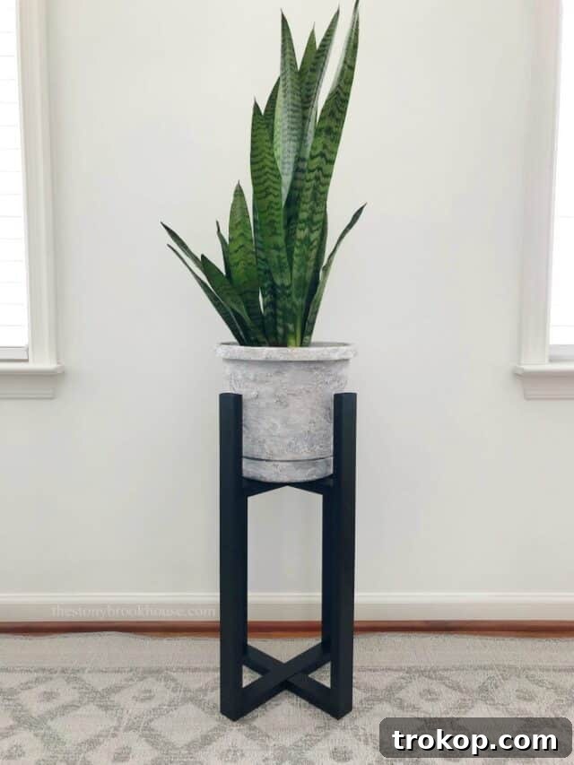 Easy DIY Plant Stand by The Stony Brook House