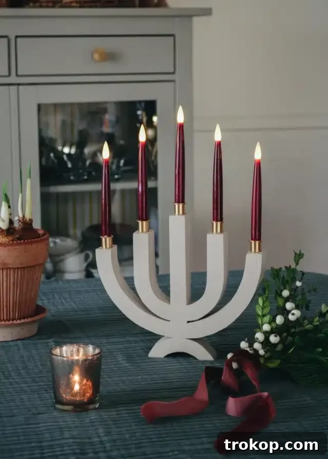 Craft Your Ambiance: 21 DIY Candle Holder Designs for a Colorful Fragrant Home 23 DIY Window Candelabra from Scrap Wood