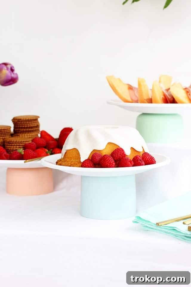 DIY Cake Stand idea by Alice & Lois