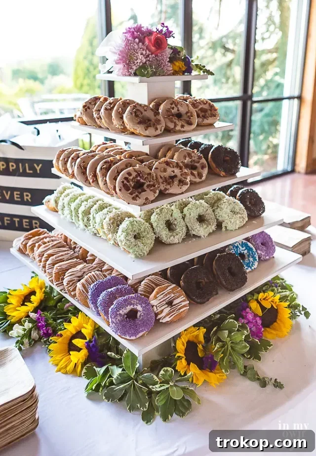 DIY Donut Wedding Cake Stand