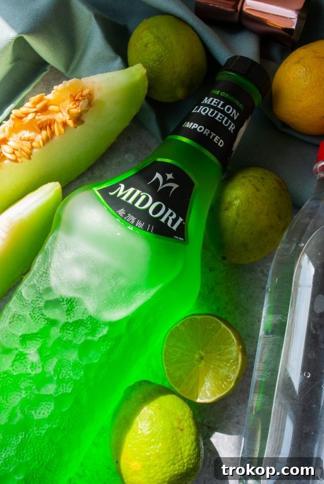 Refreshing Midori Sour Cocktail 3 how to make midori sour - ingredients used to make the cocktail drink