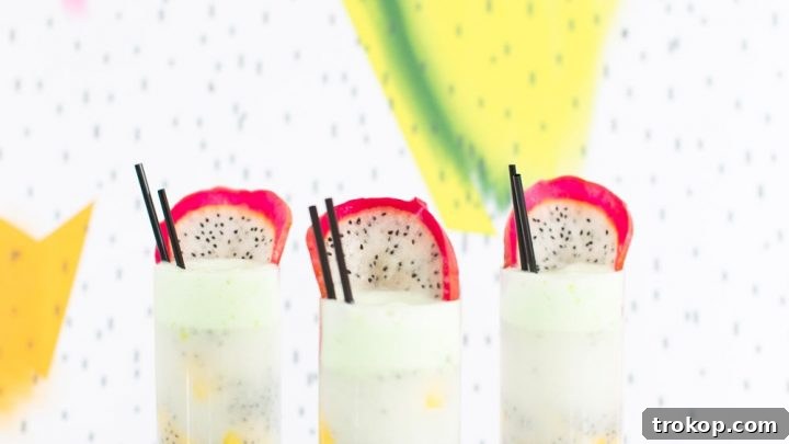 Pattern Play: Dotted Thai Fruit Cocktail Recipe