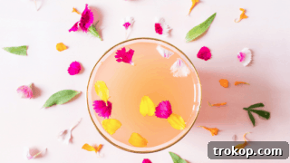 Rosé Champagne & Floral Sprinkles Cocktail Recipe