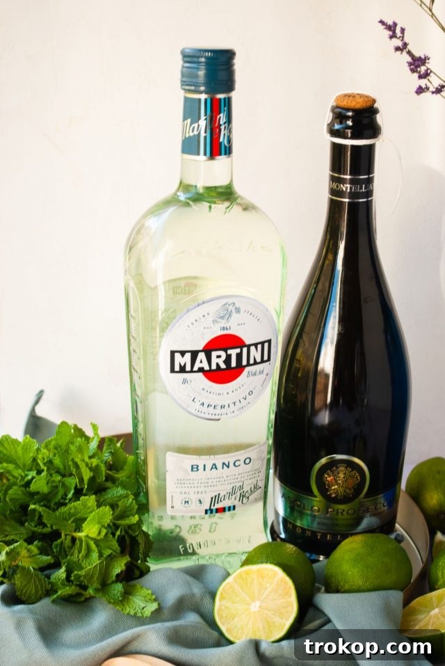 Martini Royale Cocktail: A Bubbly Delight 4 Martini Bianco - Key Ingredient in Martini Royale