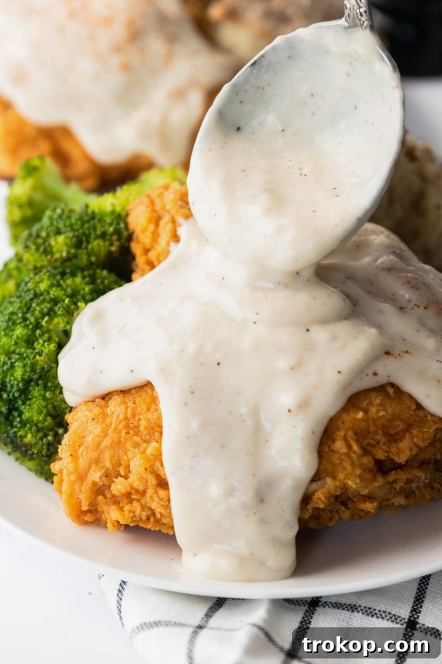 Homestyle White Country Gravy 8 Country Gravy Recipe - how to make sausage gravy