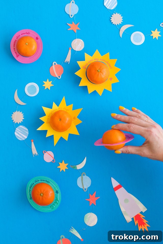 Heartfelt Handmade Valentines 23 DIY outer space printable for a DIY Valentine's Day gift