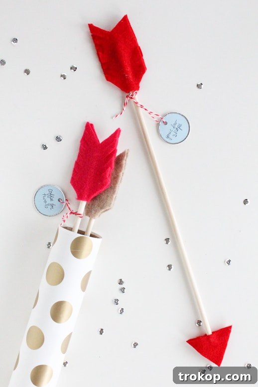Heartfelt Handmade Valentines 9 DIY date idea arrows
