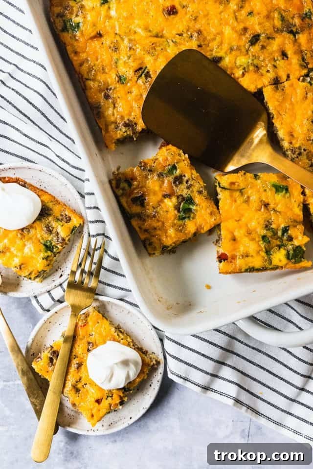 Ultimate Healthy Keto Breakfast Casserole 2 Healthy Low Carb Keto Breakfast Casserole