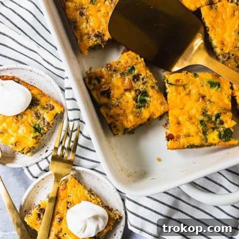 Healthy Low Carb Keto Breakfast Casserole