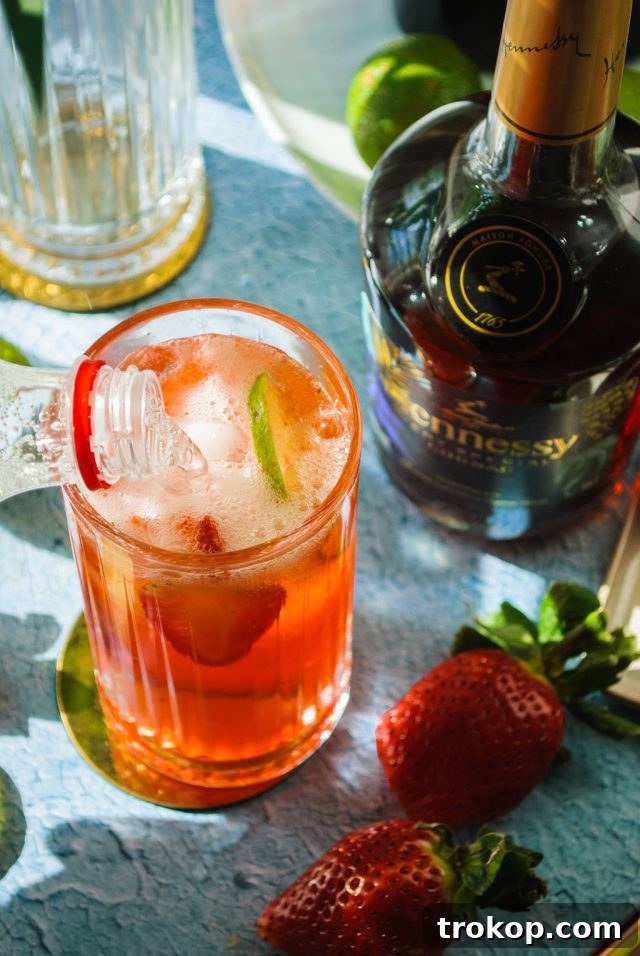 how to make strawberry hennessy
