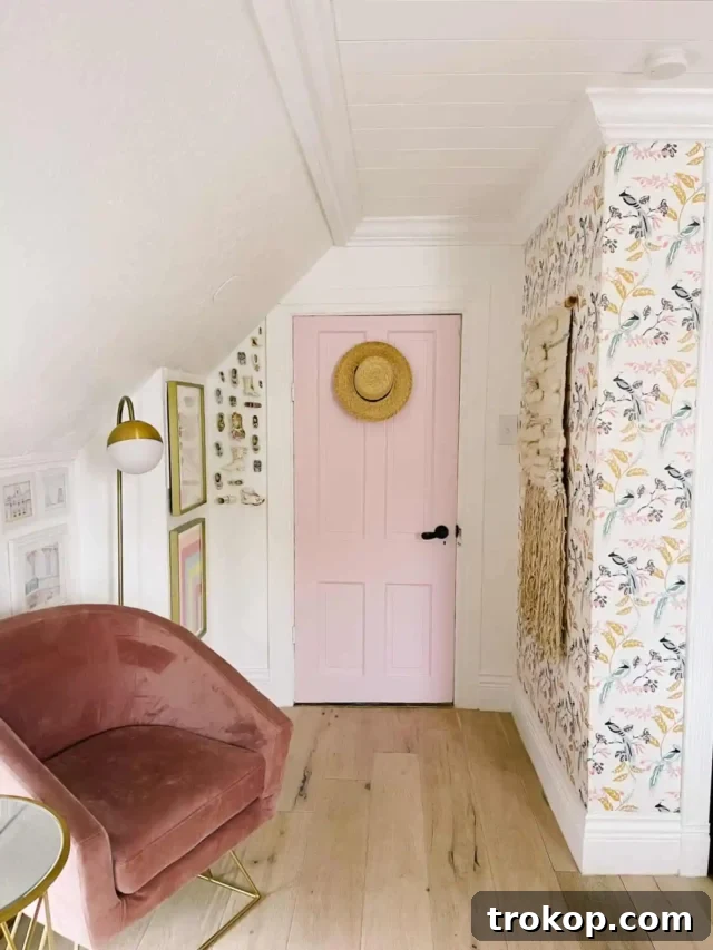 25 Dreamy Bedroom Ideas Little Girls Will Adore 19 how to paint a pink door