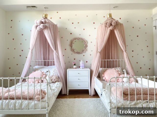 25 Dreamy Bedroom Ideas Little Girls Will Adore 22 Girls' Shared Room Ideas