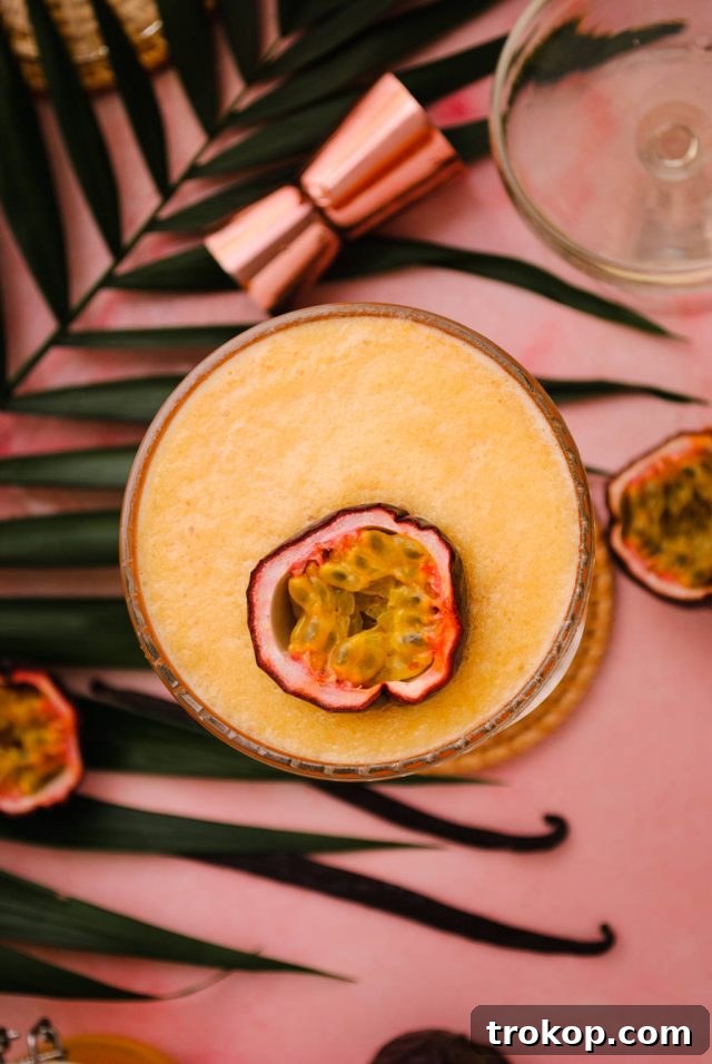 How to make a Passion Fruit Martini