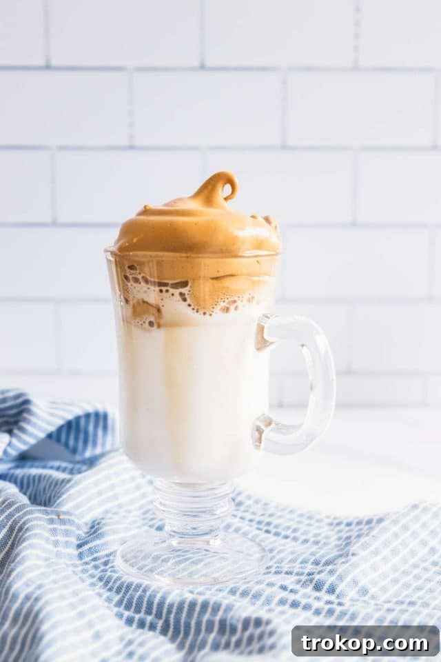 Start Your Day Sweet: 13 Effortless Breakfast Treats 3 Photo of easy whipped Dalgona coffee recipe by Sugar & Cloth
