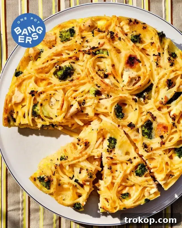 17 Brilliant Ways to Reinvent Leftover Spaghetti 18 Leftover Pasta Frittata With Chicken, Broccoli, and Fontina