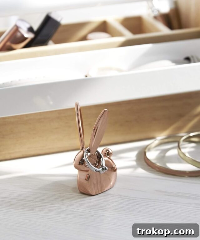 Bunny Ring Holder, a charming and practical Easter gift.